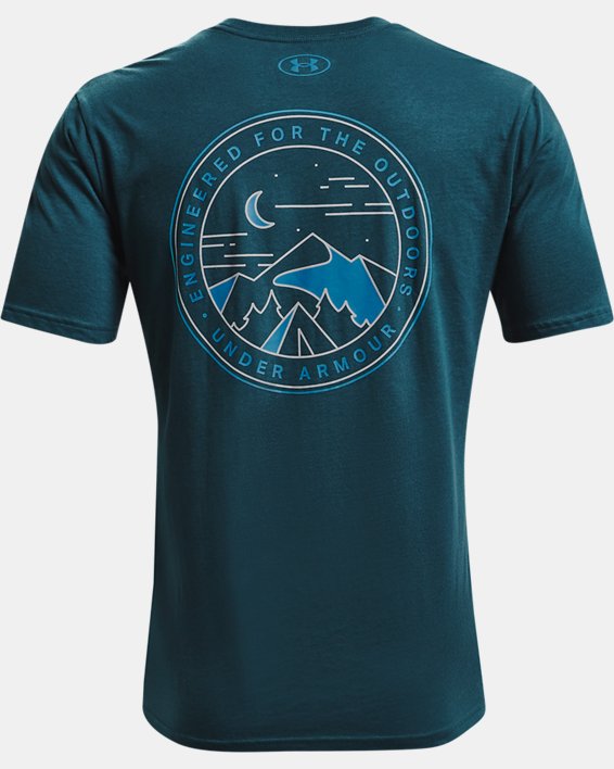 Men's UA Compass T-Shirt, Blue, pdpMainDesktop image number 4